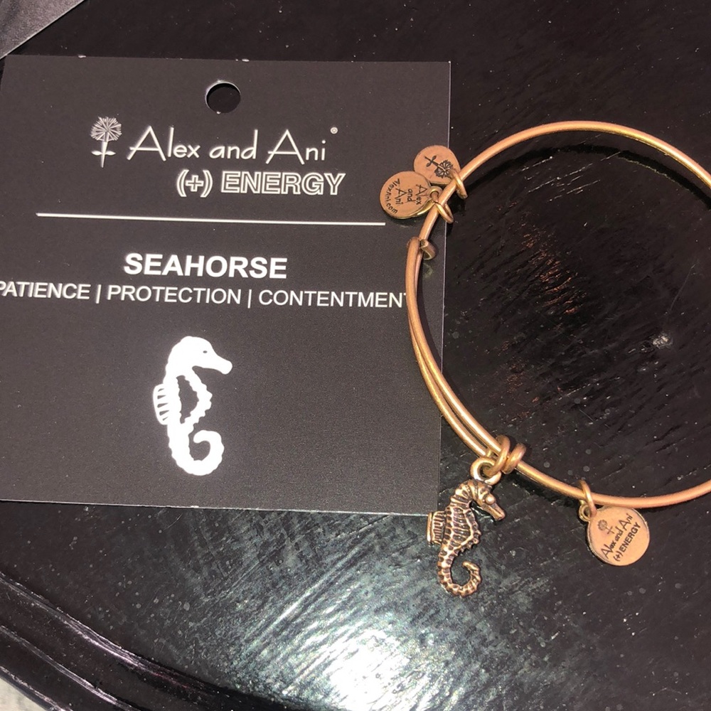 Seahorse Alex & Ani with Card